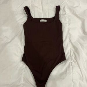 Aritzia Rich Brown Bodysuit